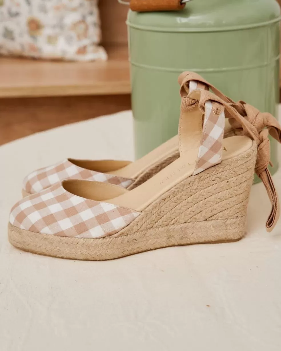 ALPARGATAS | FERIA>Polin et moi Alpargata Vichy Bimba Crudo