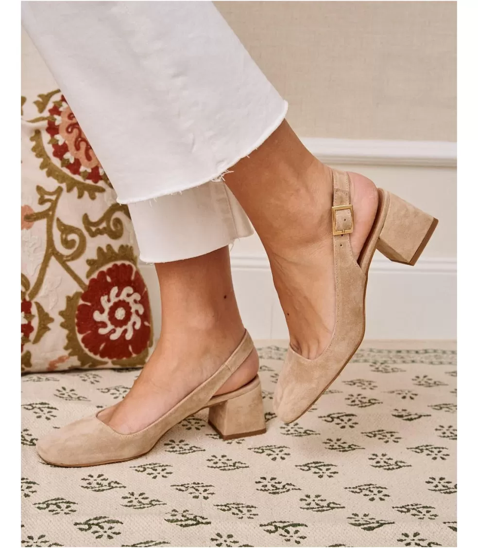 ZAPATOS DE TACÓN>Polin et moi Bailarina Destalonada Timbra Arena