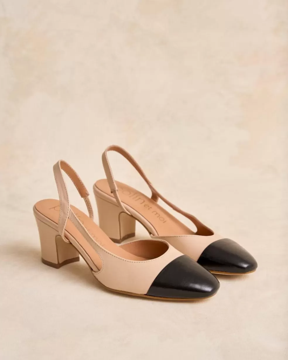 ZAPATOS DE TACÓN | FERIA>Polin et moi Bailarina Tacón Mocay negro