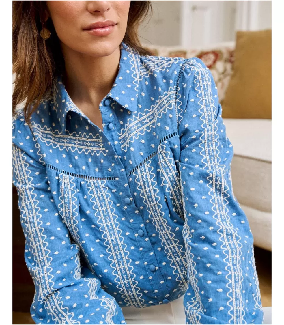 BLUSAS Y CAMISAS>Polin et moi Blusa Denim Uxia