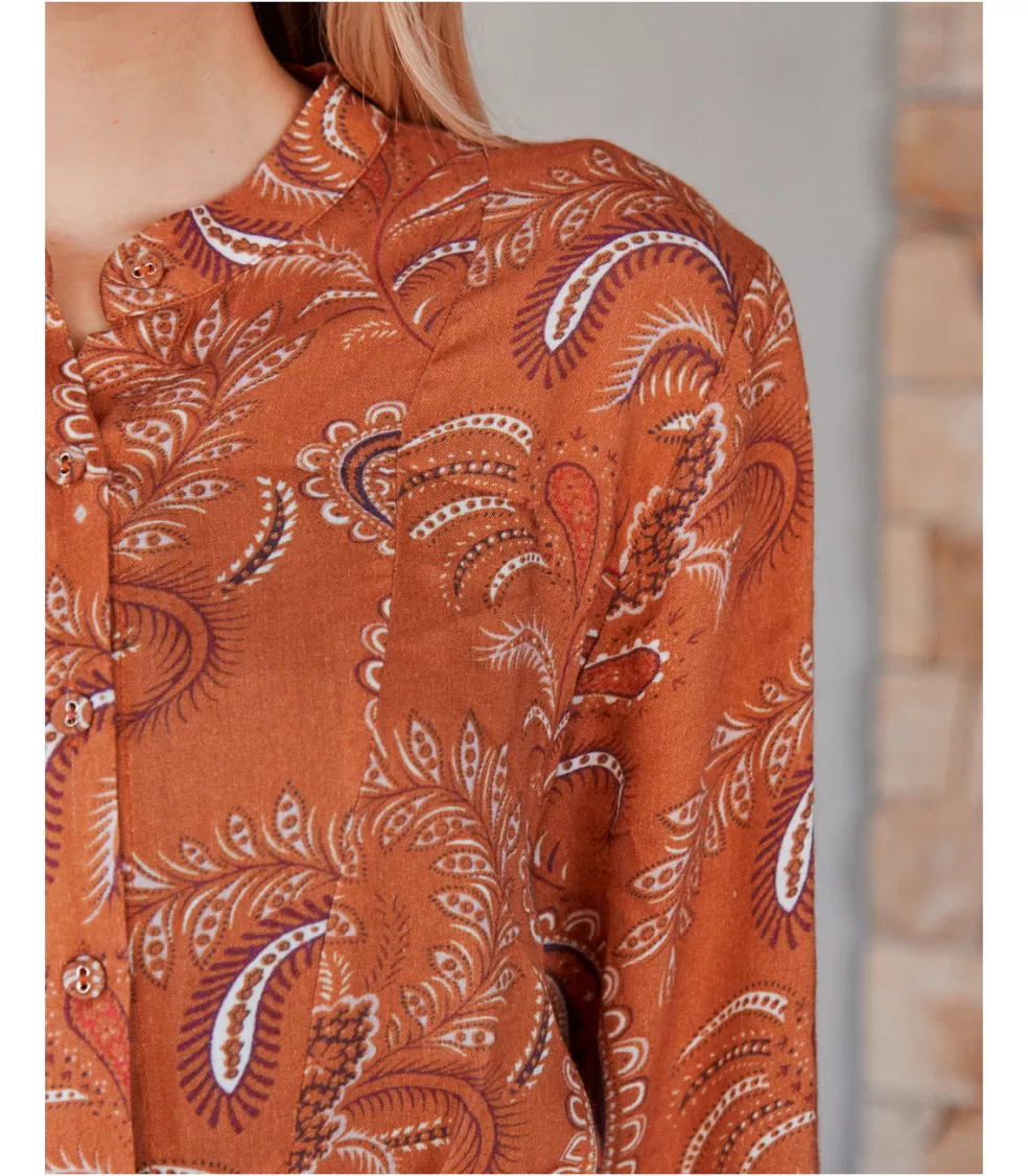 BLUSAS Y CAMISAS>Polin et moi Blusa Estampada Manuella Teja
