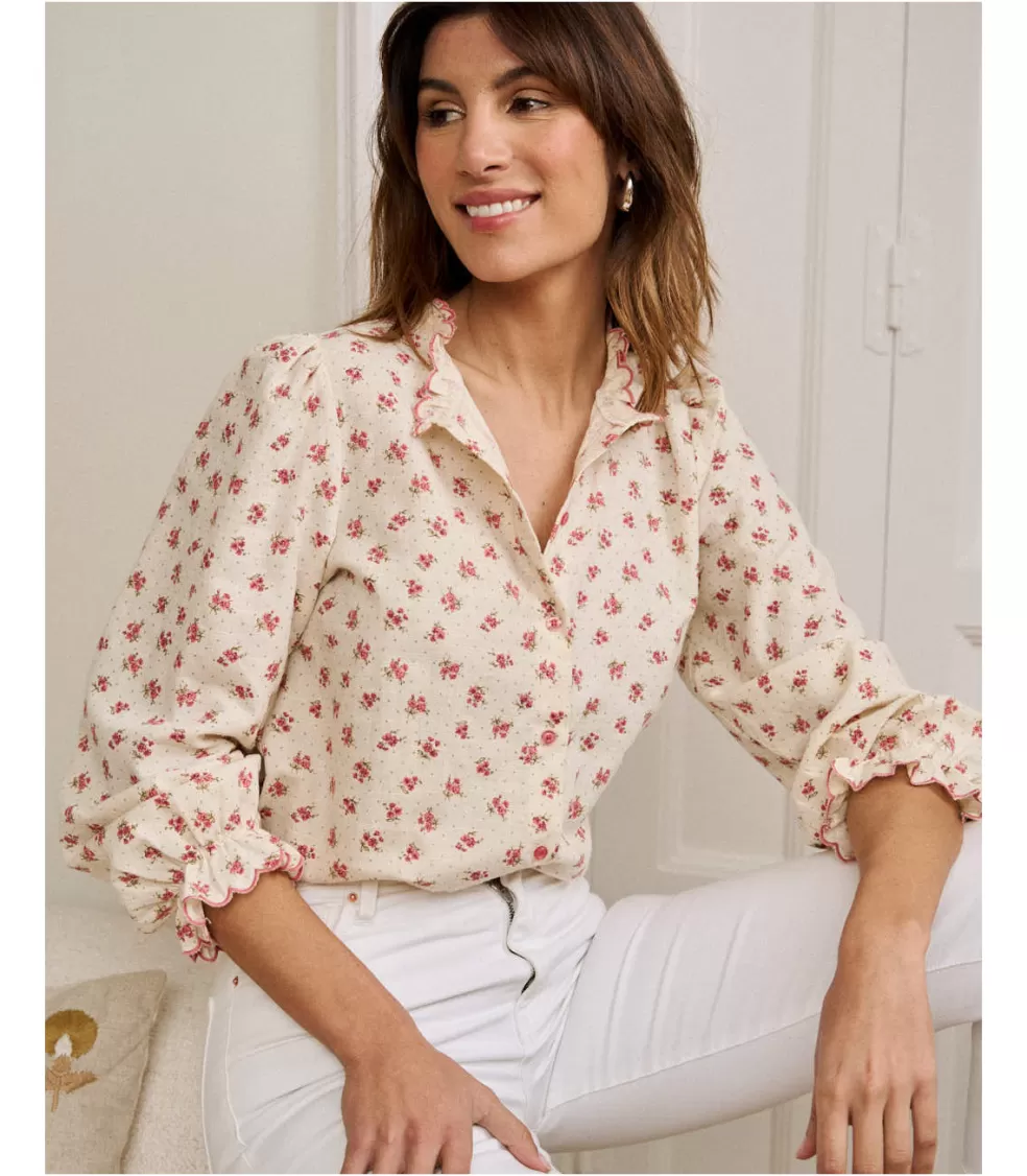 BLUSAS Y CAMISAS>Polin et moi Blusa Flores Lulua