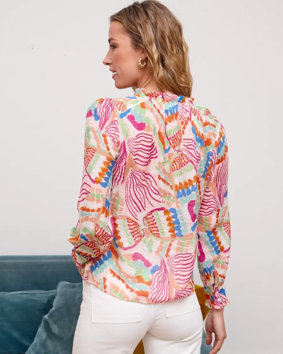 BLUSAS Y CAMISAS>Polin et moi Blusa Maho Amandía Salmon