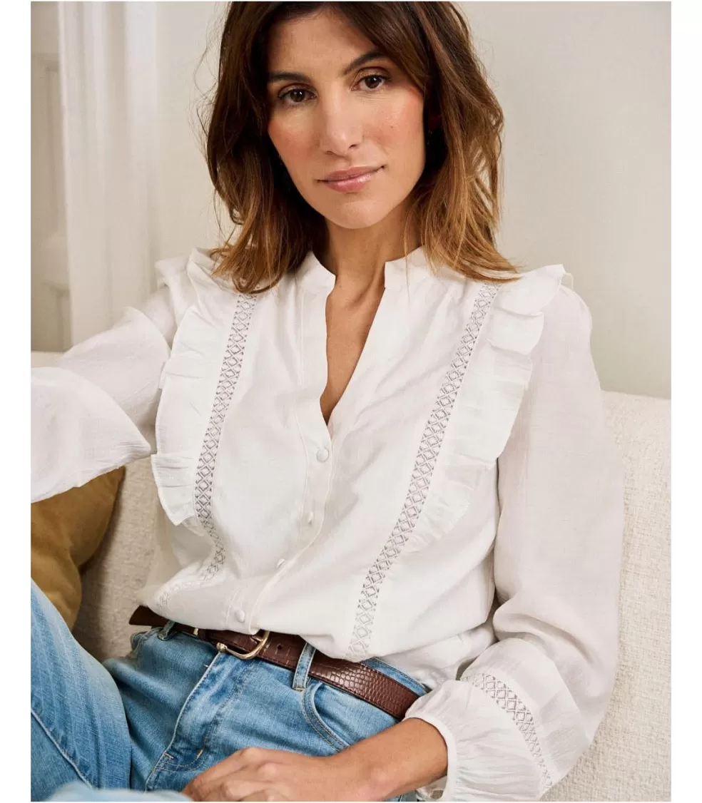 BLUSAS Y CAMISAS>Polin et moi Blusa Volantes Paolina
