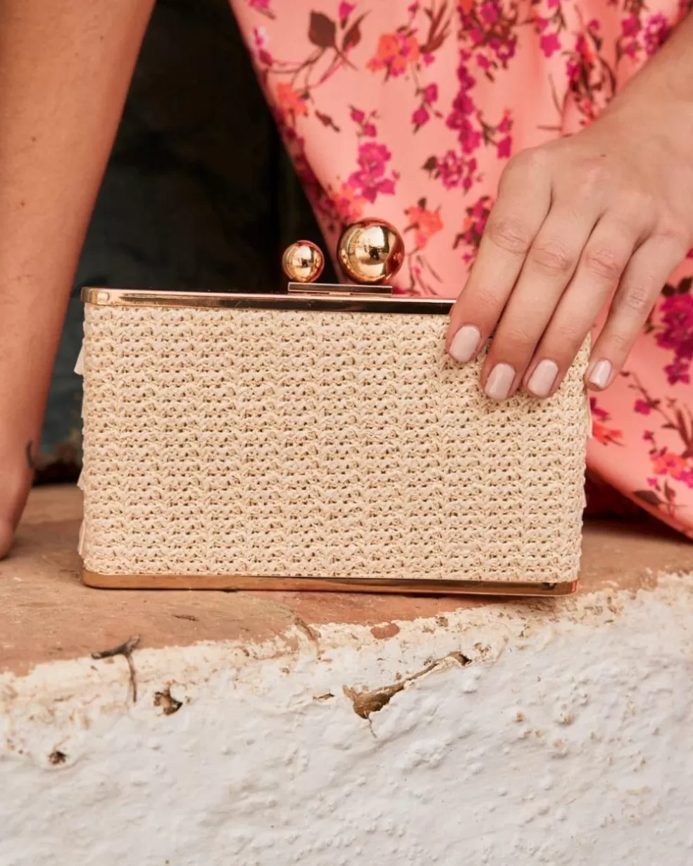 BOLSOS | COMPLEMENTOS>Polin et moi Bolso Flecos Jacel Crudo