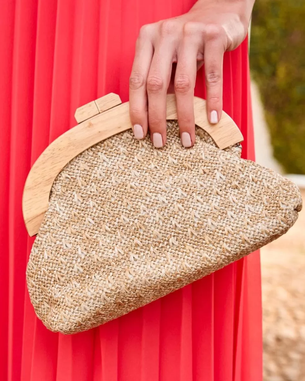 BOLSOS | COMPLEMENTOS>Polin et moi Bolso Madera Fania beige