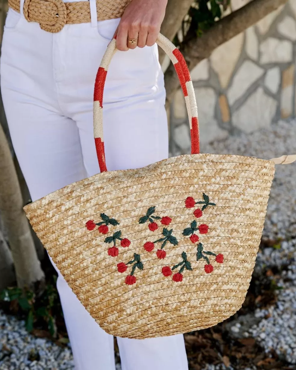 BOLSOS>Polin et moi Bolso Redondo Kia cereza