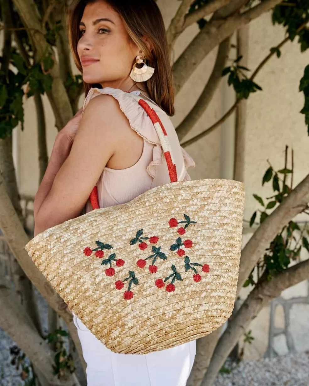 BOLSOS>Polin et moi Bolso Redondo Kia cereza