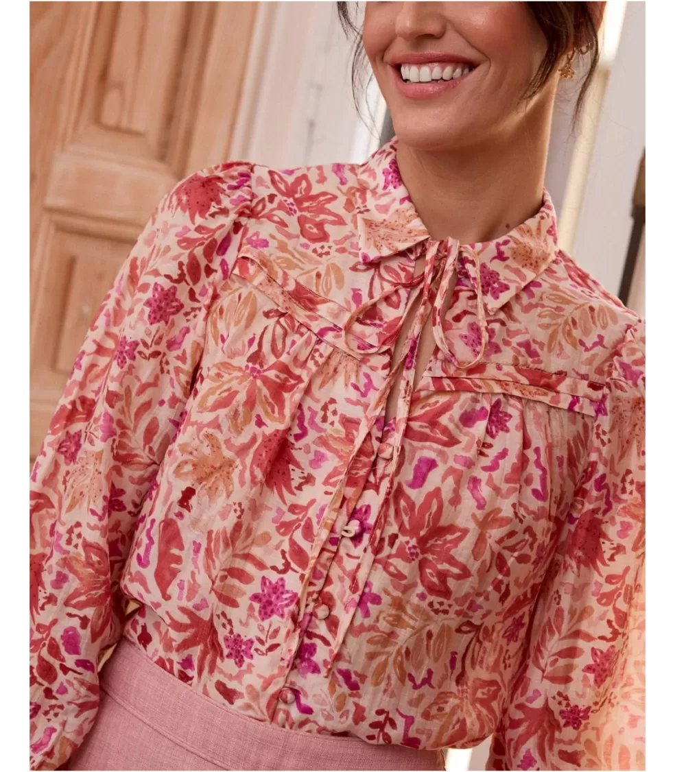 BLUSAS Y CAMISAS>Polin et moi Camisa Floral Nicola Rosa