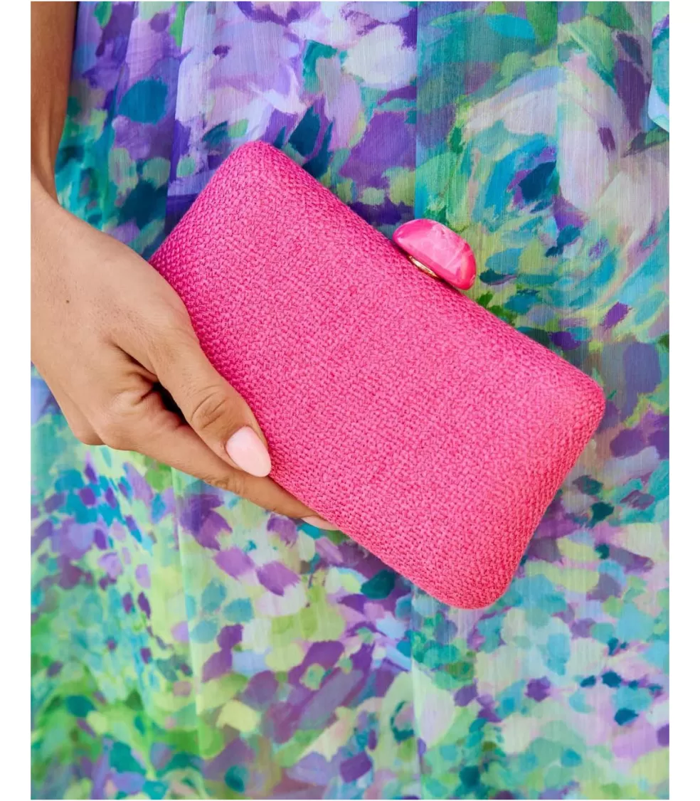 BOLSOS | FERIA>Polin et moi Clutch Rafia Cemia