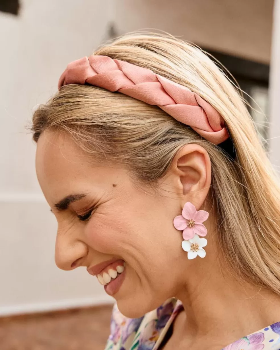 DIADEMAS | COMPLEMENTOS>Polin et moi Diadema Trenza Gilda Salmon