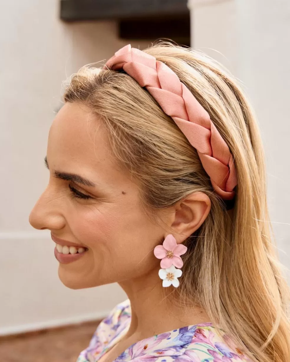 DIADEMAS | COMPLEMENTOS>Polin et moi Diadema Trenza Gilda Salmon