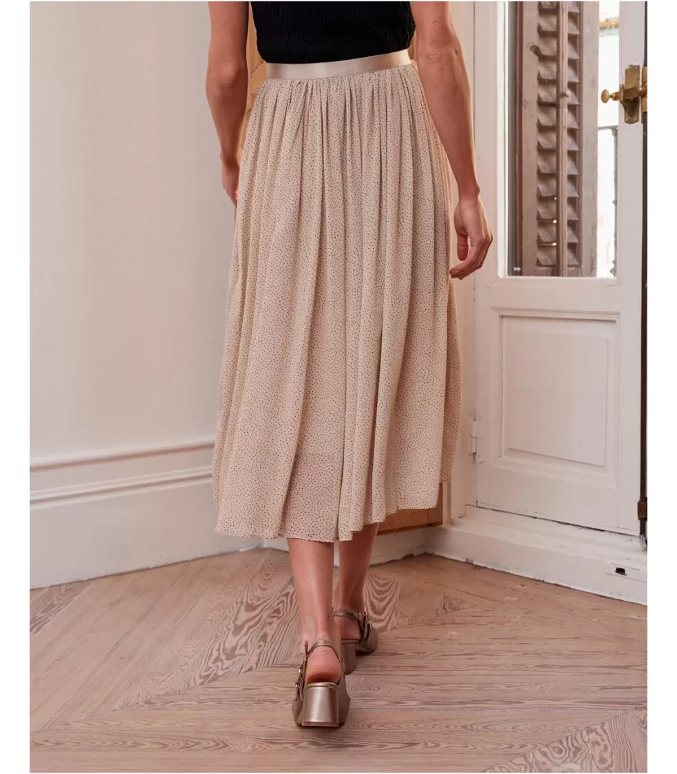 FALDAS>Polin et moi Falda Lunares Montse BEIGE