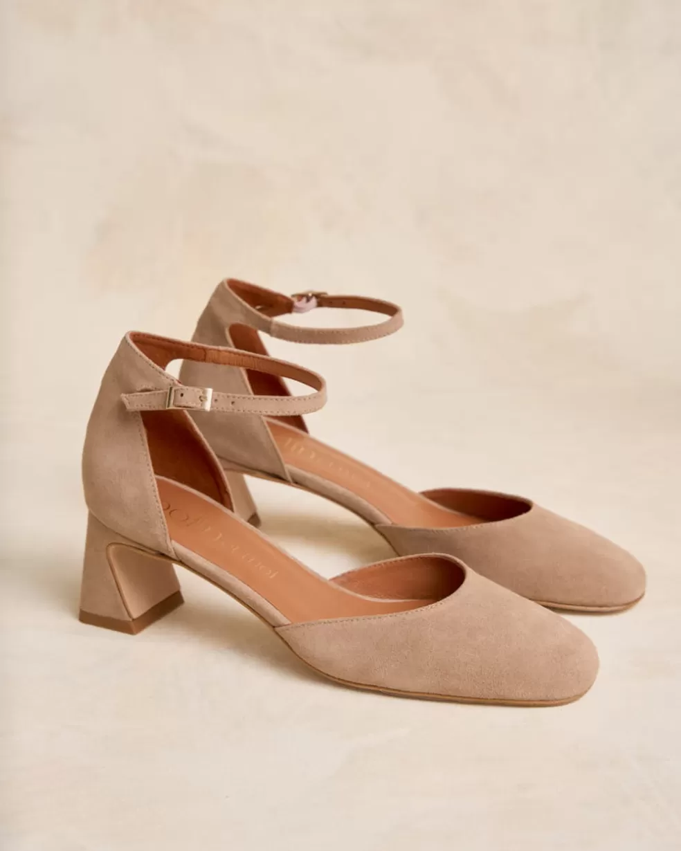 ZAPATOS DE TACÓN>Polin et moi Mary Jane Tacón Fanni Moka