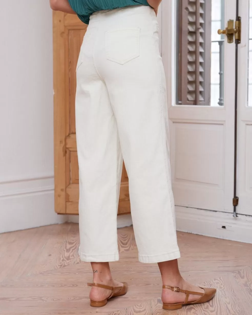 PANTALONES>Polin et moi Pantalón Denim Aretha beige