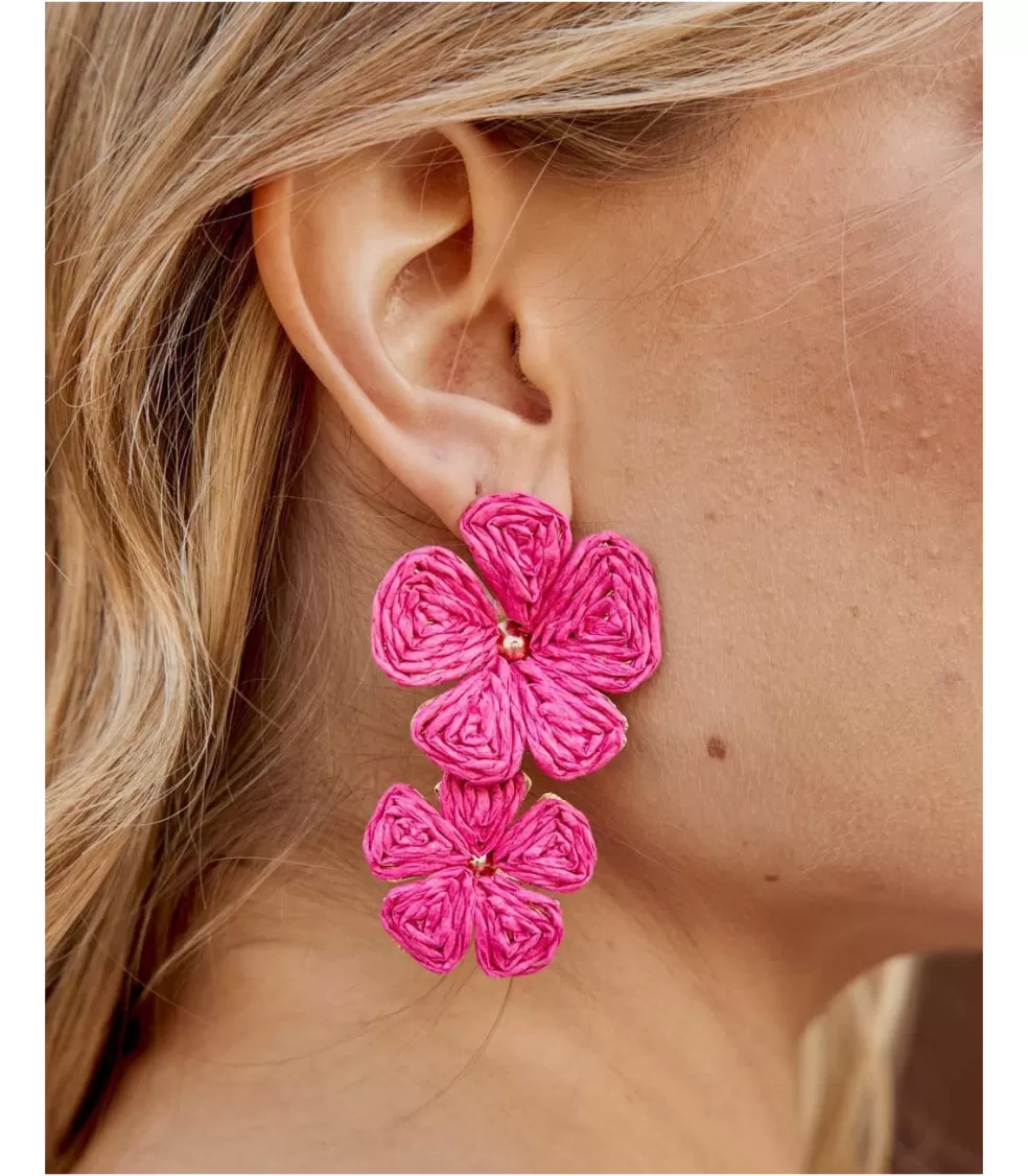 FERIA | COMPLEMENTOS>Polin et moi Pendiente Flor Rafina