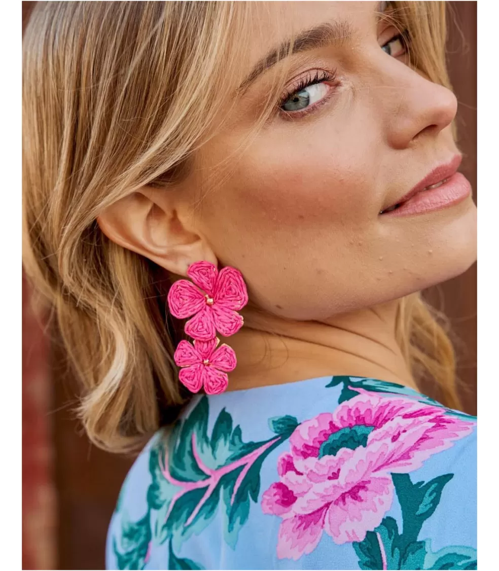 FERIA | COMPLEMENTOS>Polin et moi Pendiente Flor Rafina