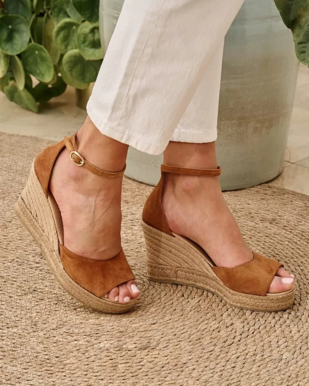 SANDALIAS>Polin et moi Sandalia Cuña Liliya taupe