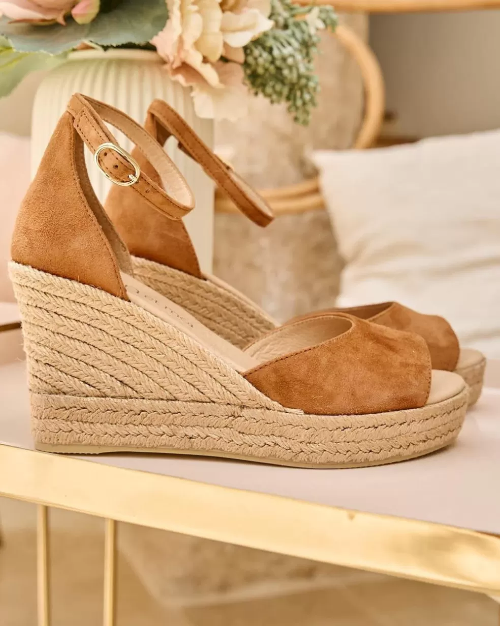 SANDALIAS>Polin et moi Sandalia Cuña Liliya taupe