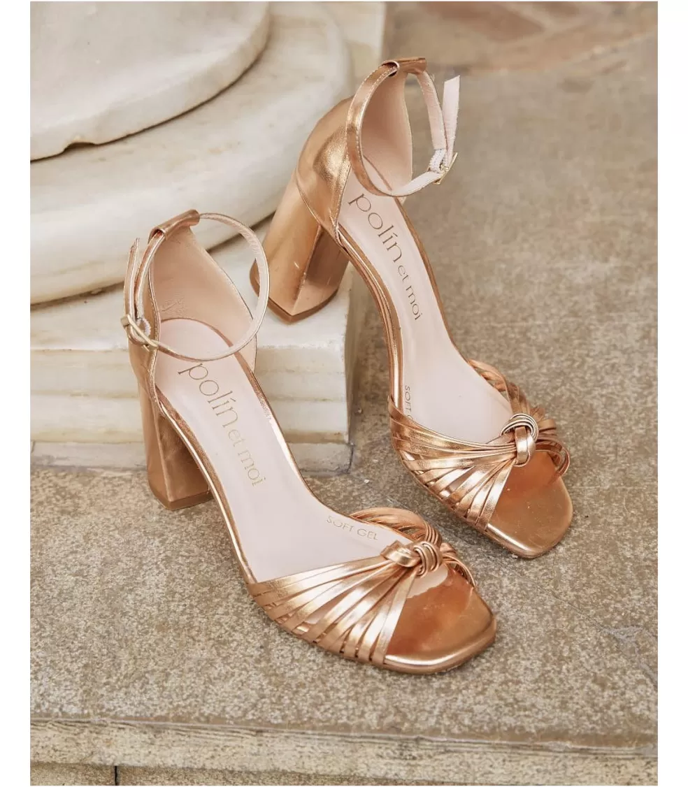 SANDALIAS | NOVIA>Polin et moi Sandalia Nudo Lula Oro