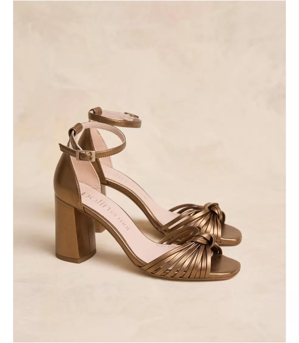 SANDALIAS | NOVIA>Polin et moi Sandalia Nudo Lula Bronce