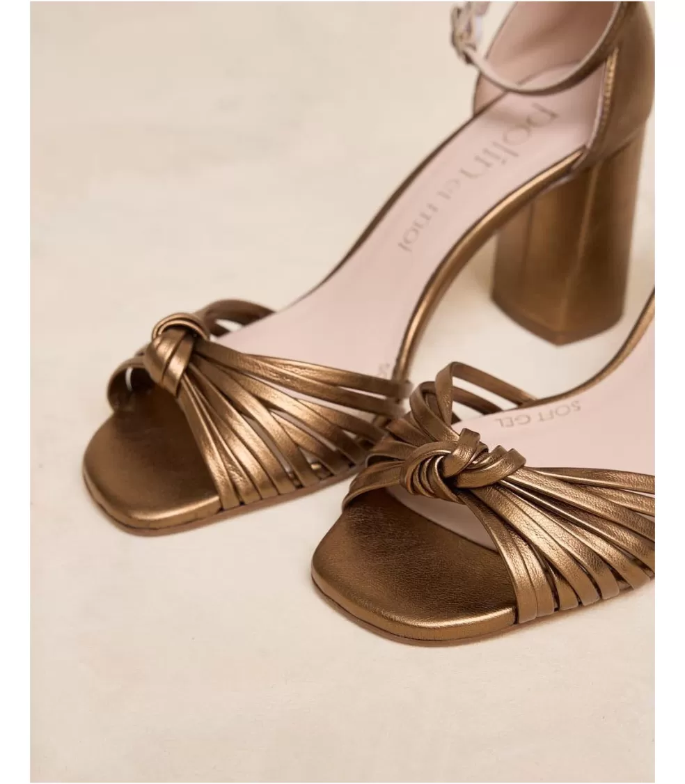 SANDALIAS | NOVIA>Polin et moi Sandalia Nudo Lula Bronce