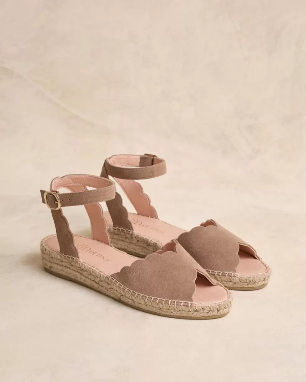 SANDALIAS>Polin et moi Sandalia Ondas Amalia Taupe