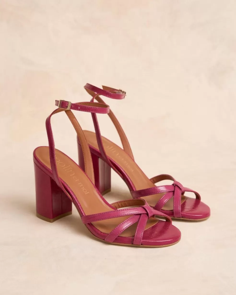 SANDALIAS | CALZADO>Polin et moi Sandalia Tacón Kiwani buganvilla