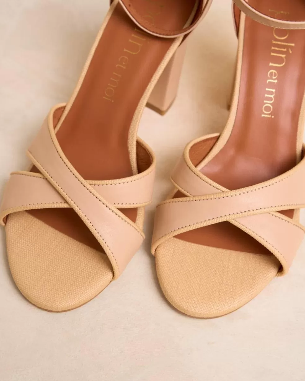 SANDALIAS | CALZADO>Polin et moi Sandalia Tacón Zoisita Piedra