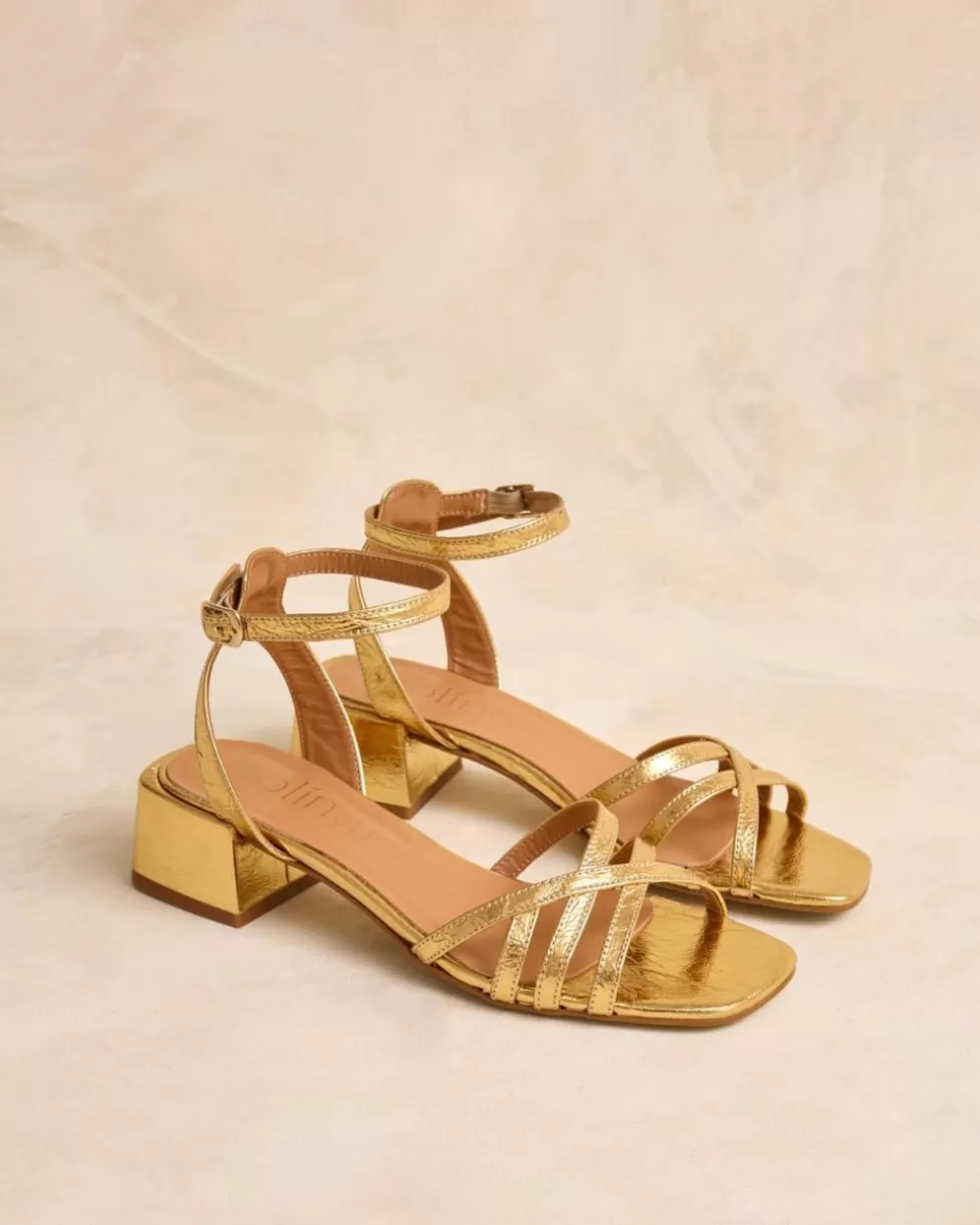 SANDALIAS>Polin et moi Sandalia Tiras Dorani Oro