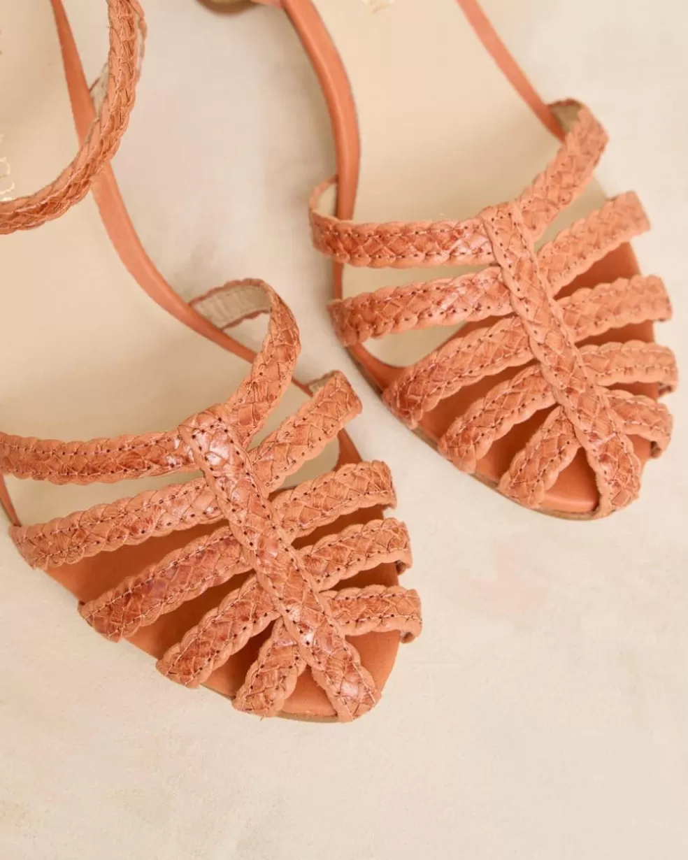 TRENZADOS | SANDALIAS>Polin et moi Sandalia Trenzada Lilima NARANJA