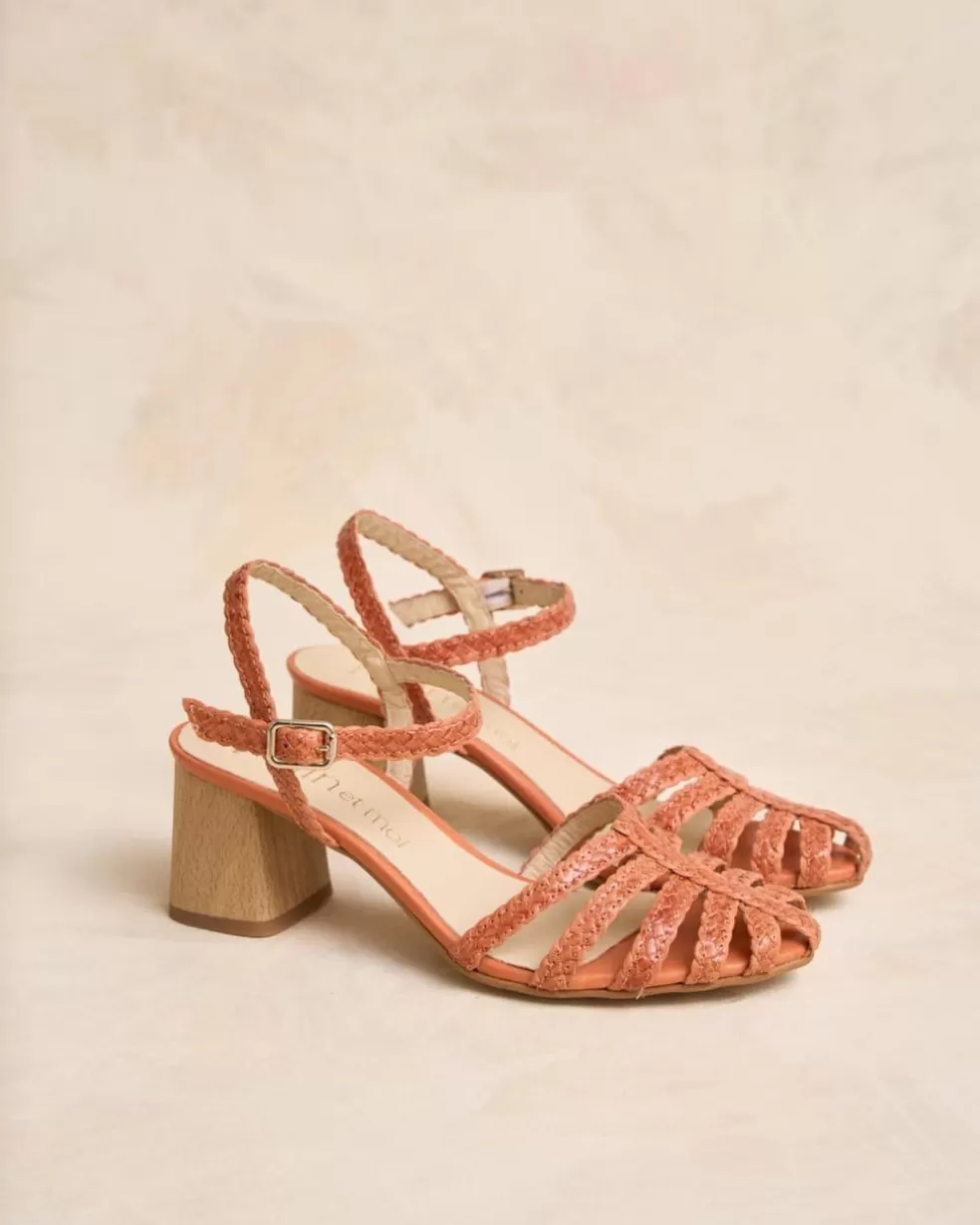 TRENZADOS | SANDALIAS>Polin et moi Sandalia Trenzada Lilima NARANJA