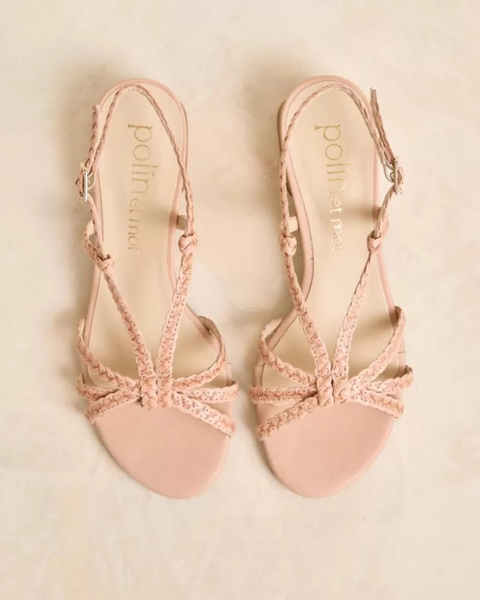 TRENZADOS | SANDALIAS>Polin et moi Sandalia Trenzada mi Rosa