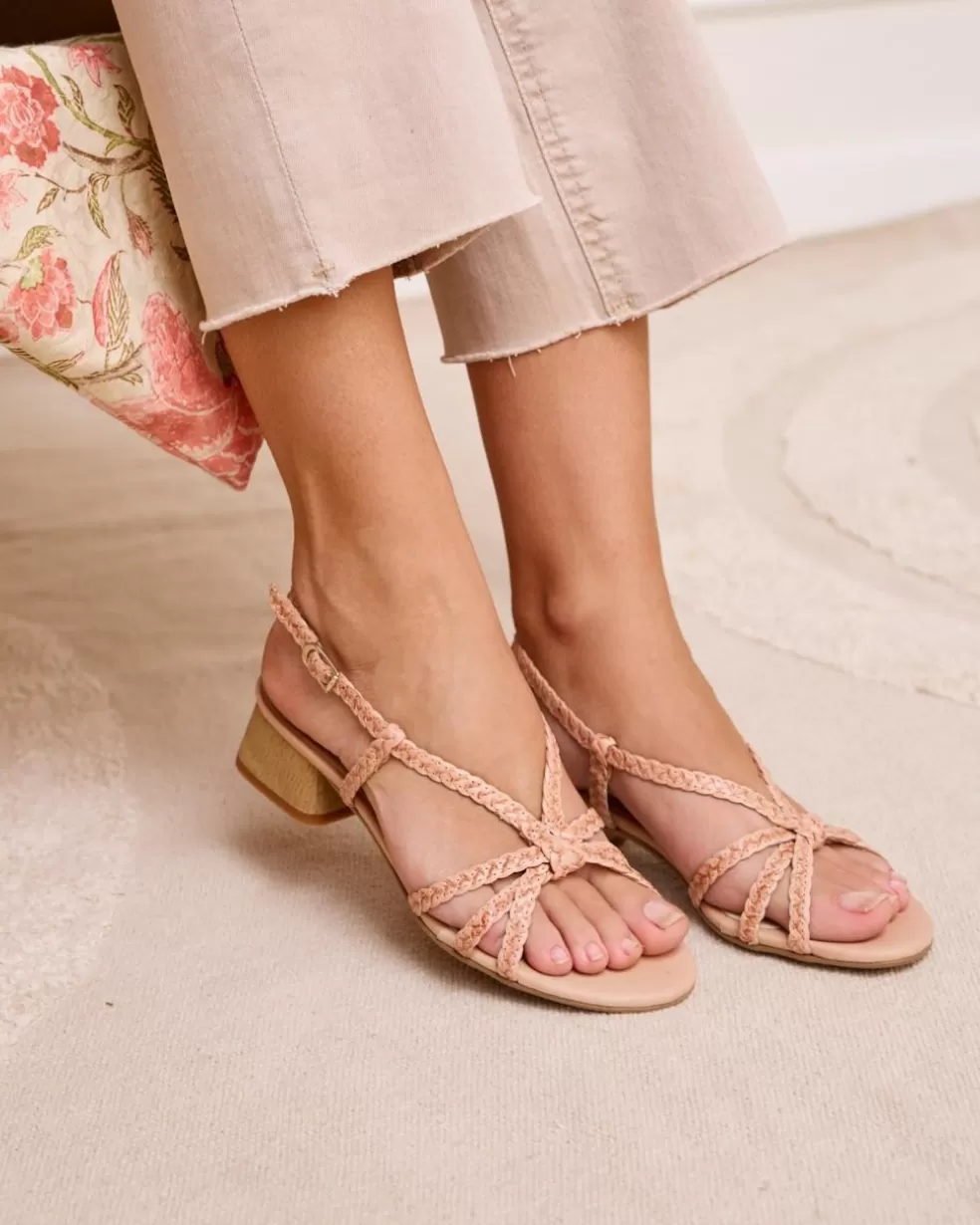 TRENZADOS | SANDALIAS>Polin et moi Sandalia Trenzada mi Rosa