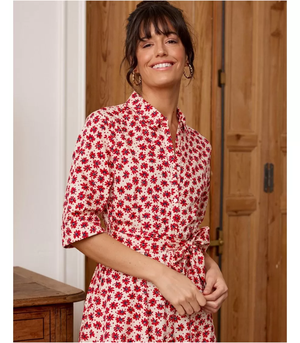 VESTIDOS Y MONOS>Polin et moi Vestido Largo Zuzena Rojo