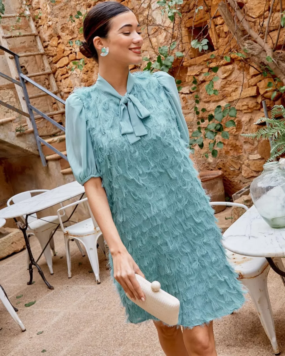 FERIA>Polin et moi Vestido Lazada Flecos Moni