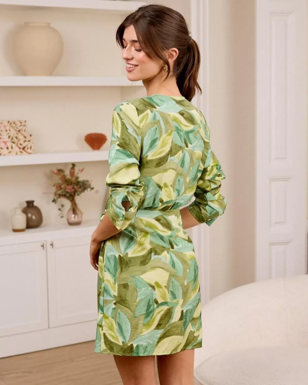 VESTIDOS Y MONOS>Polin et moi Vestido Lazada Sorima lima