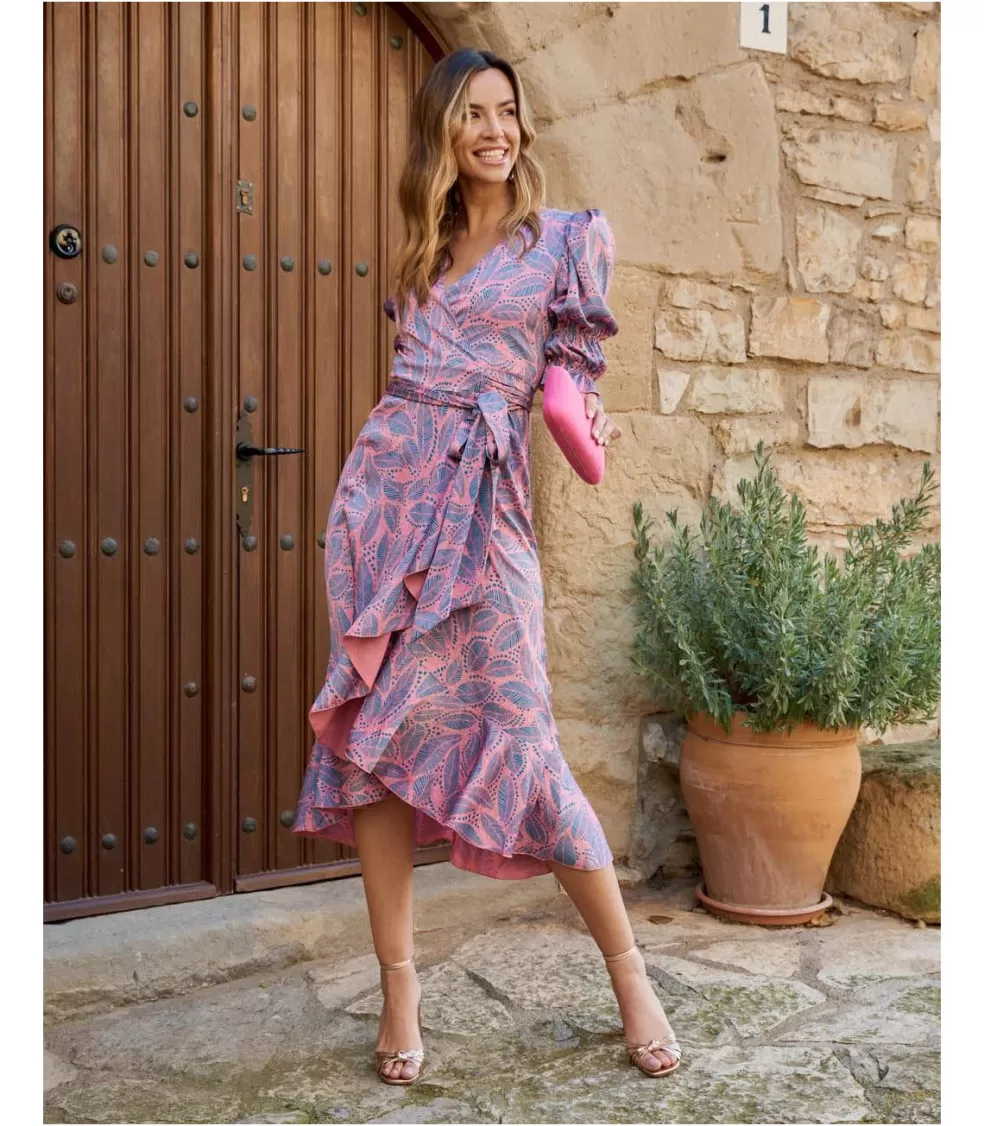 FERIA | VESTIDOS INVITADA>Polin et moi Vestido Lazo Lis Celeste