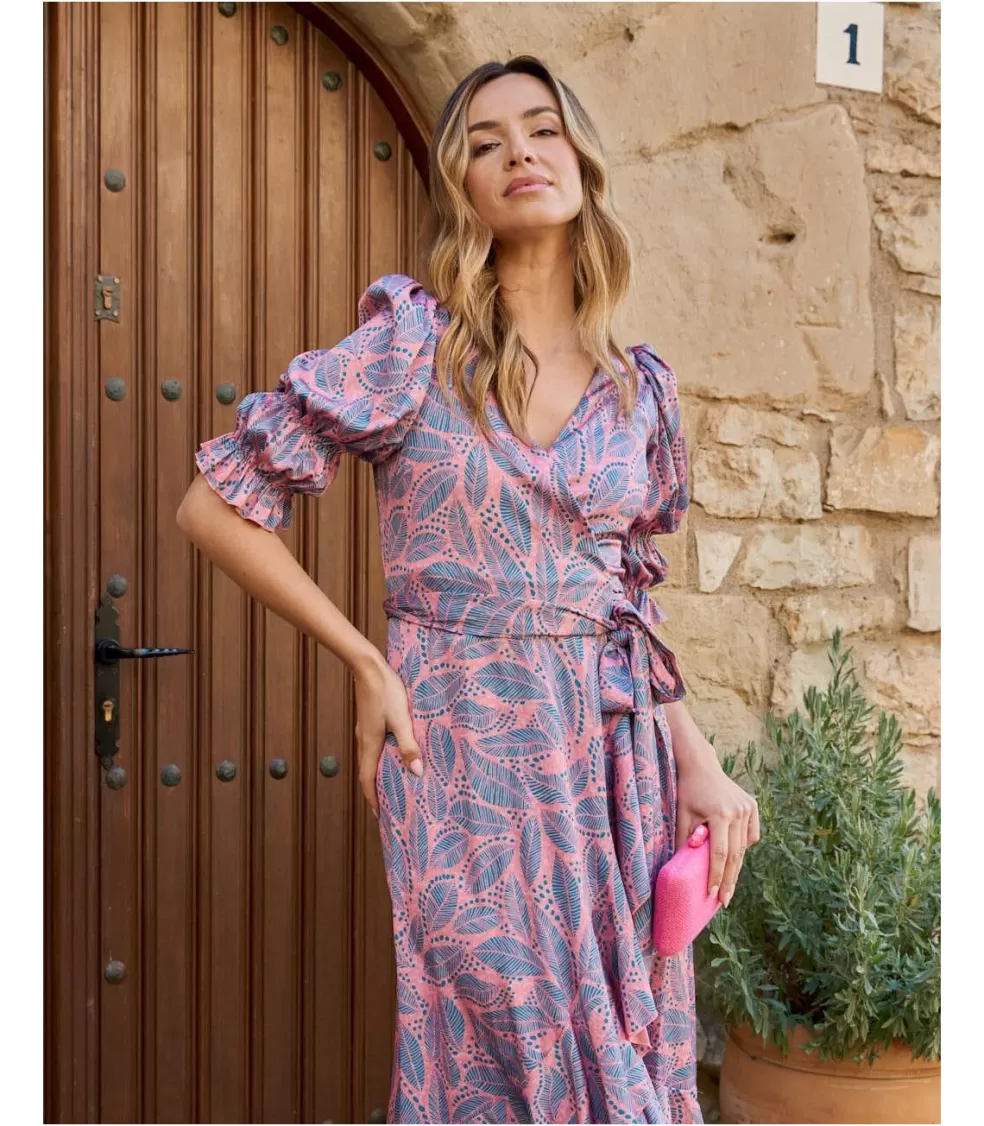 FERIA | VESTIDOS INVITADA>Polin et moi Vestido Lazo Lis Celeste