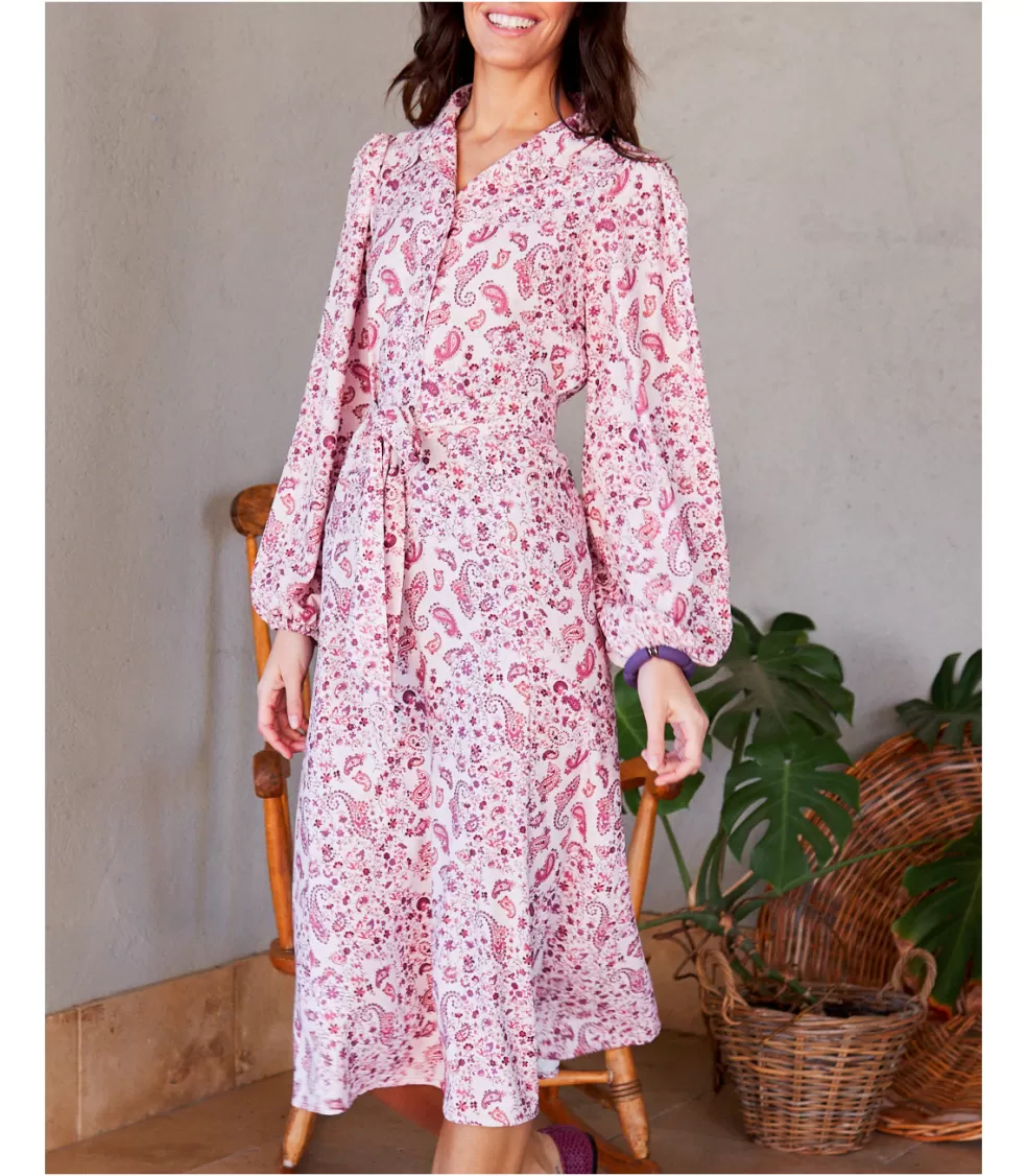 VESTIDOS Y MONOS>Polin et moi Vestido Midi Alista Teja