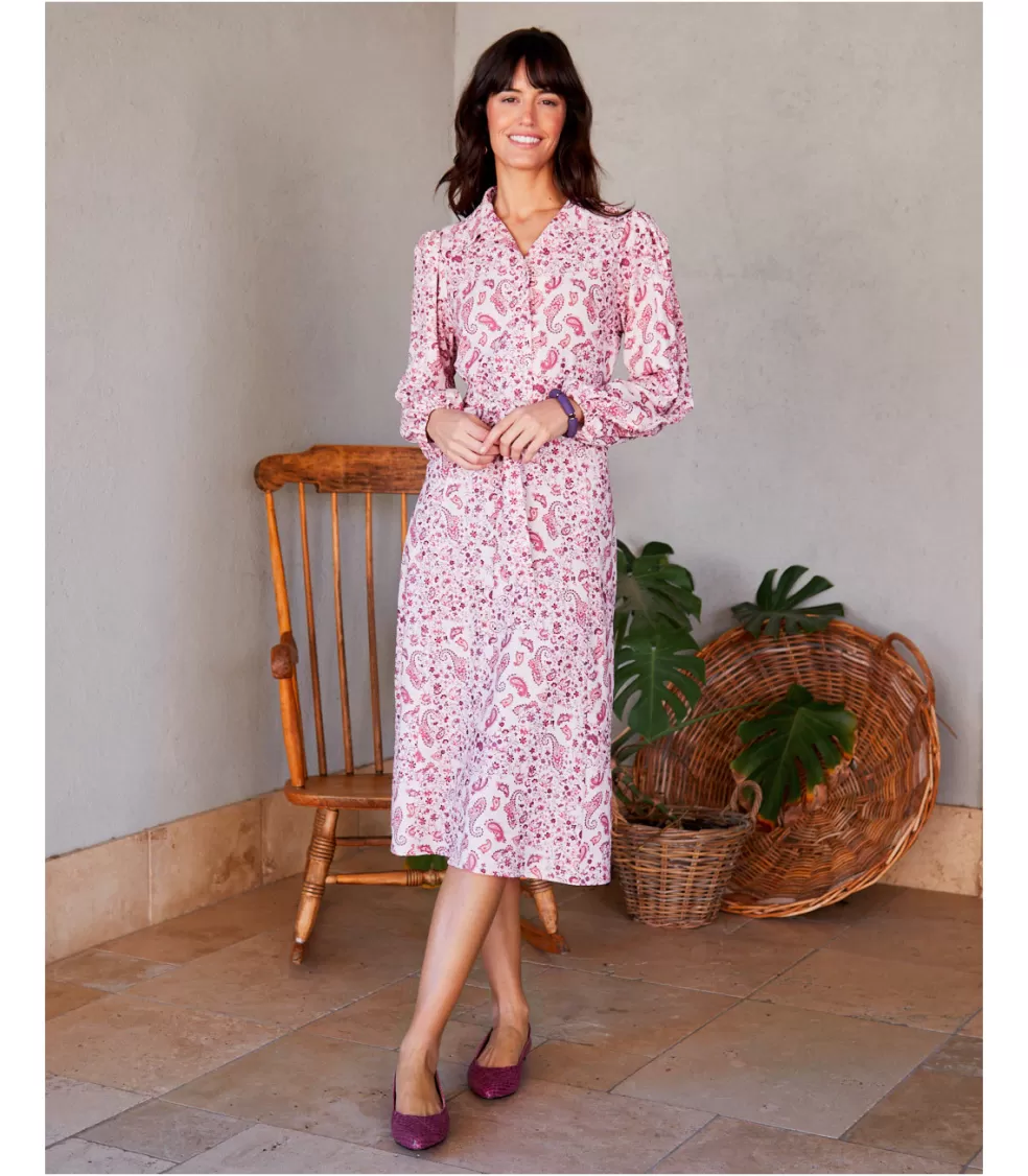 VESTIDOS Y MONOS>Polin et moi Vestido Midi Alista Teja