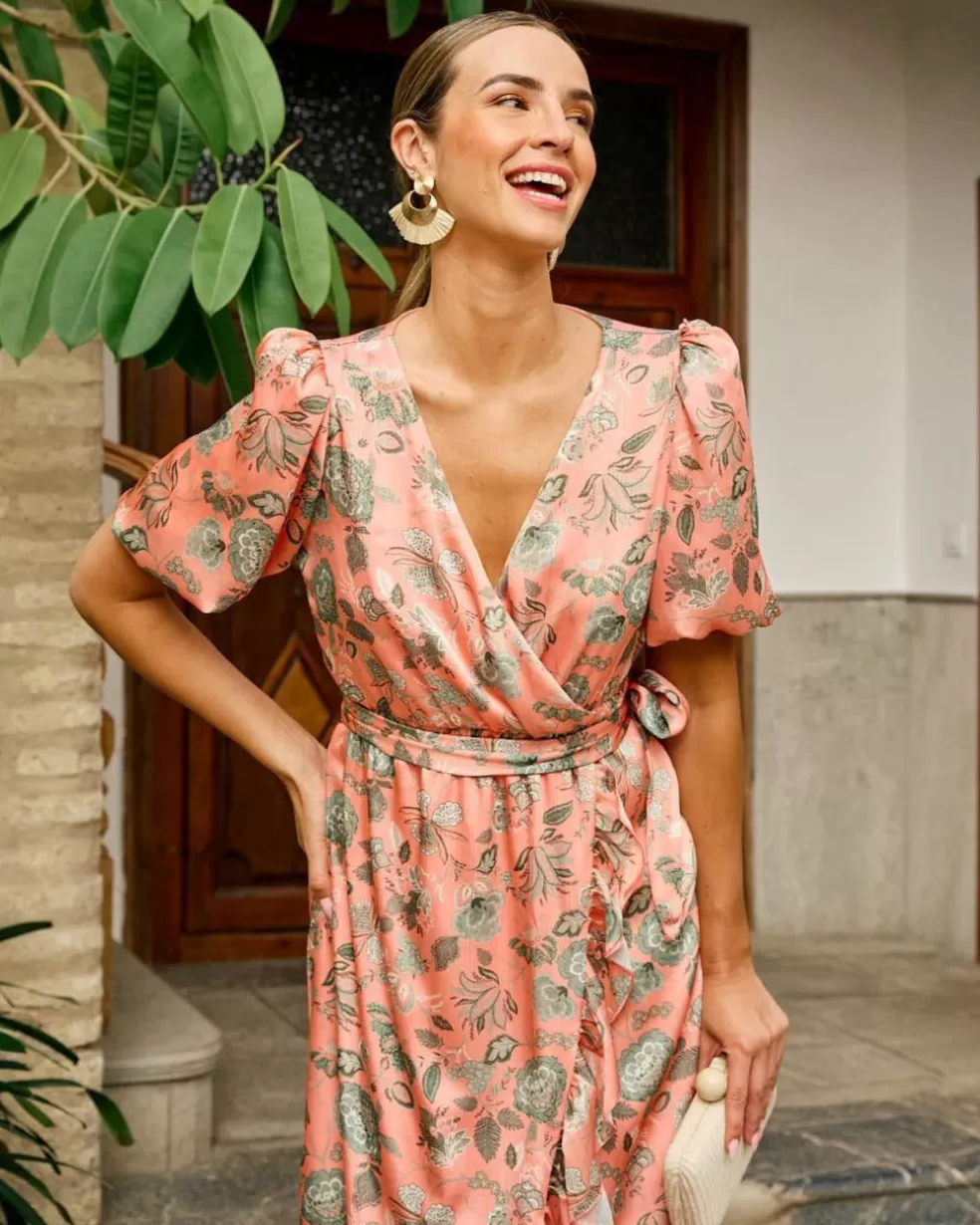 FERIA>Polin et moi Vestido Midi Azalea