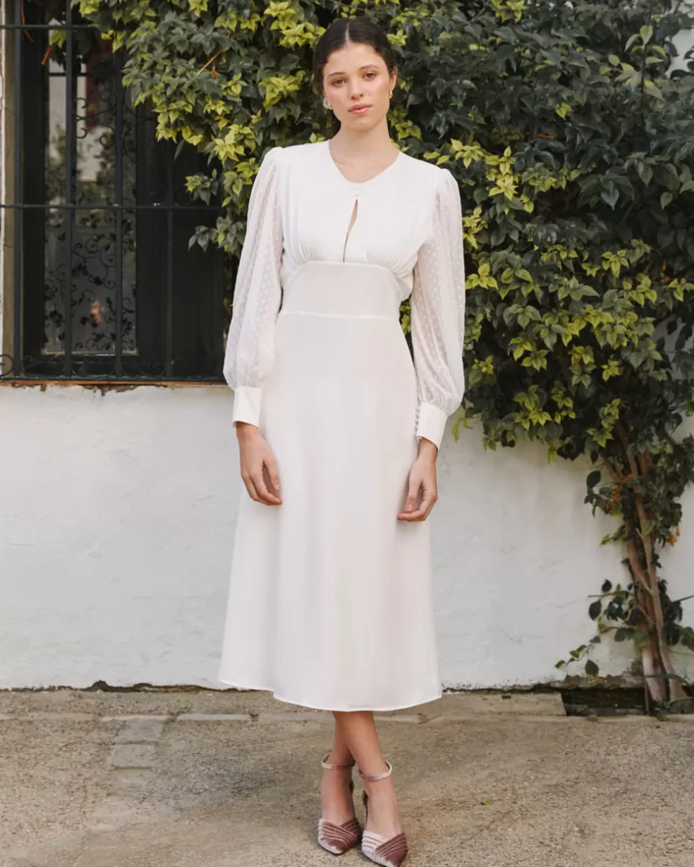 NOVIA>Polin et moi Vestido Novia Azalea blanco