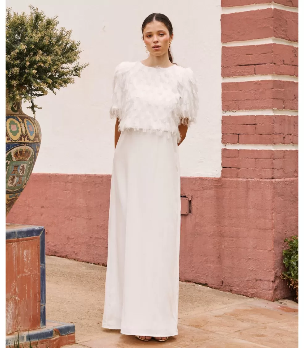 NOVIA>Polin et moi Vestido Novia Lavanda blanco
