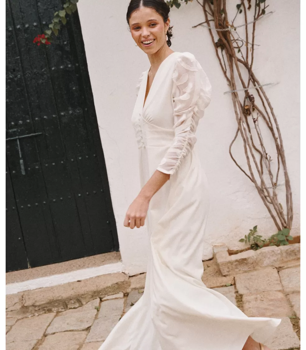 NOVIA>Polin et moi Vestido Novia Lirio blanco