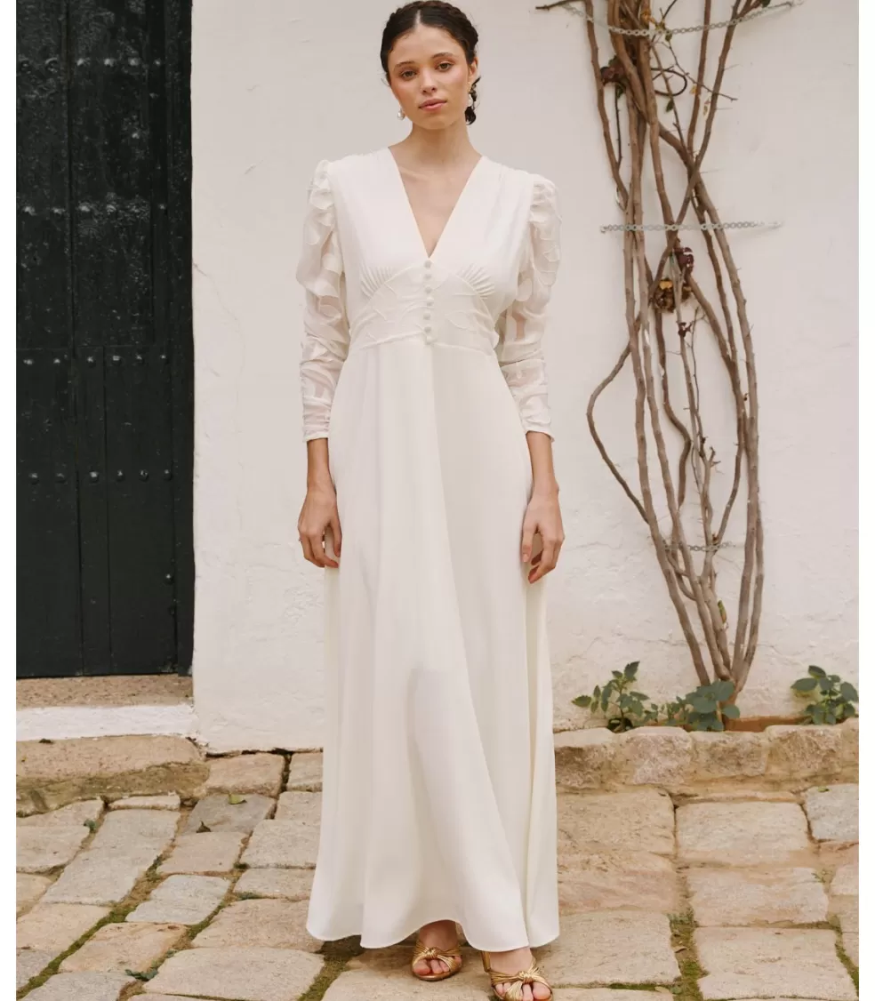 NOVIA>Polin et moi Vestido Novia Lirio blanco