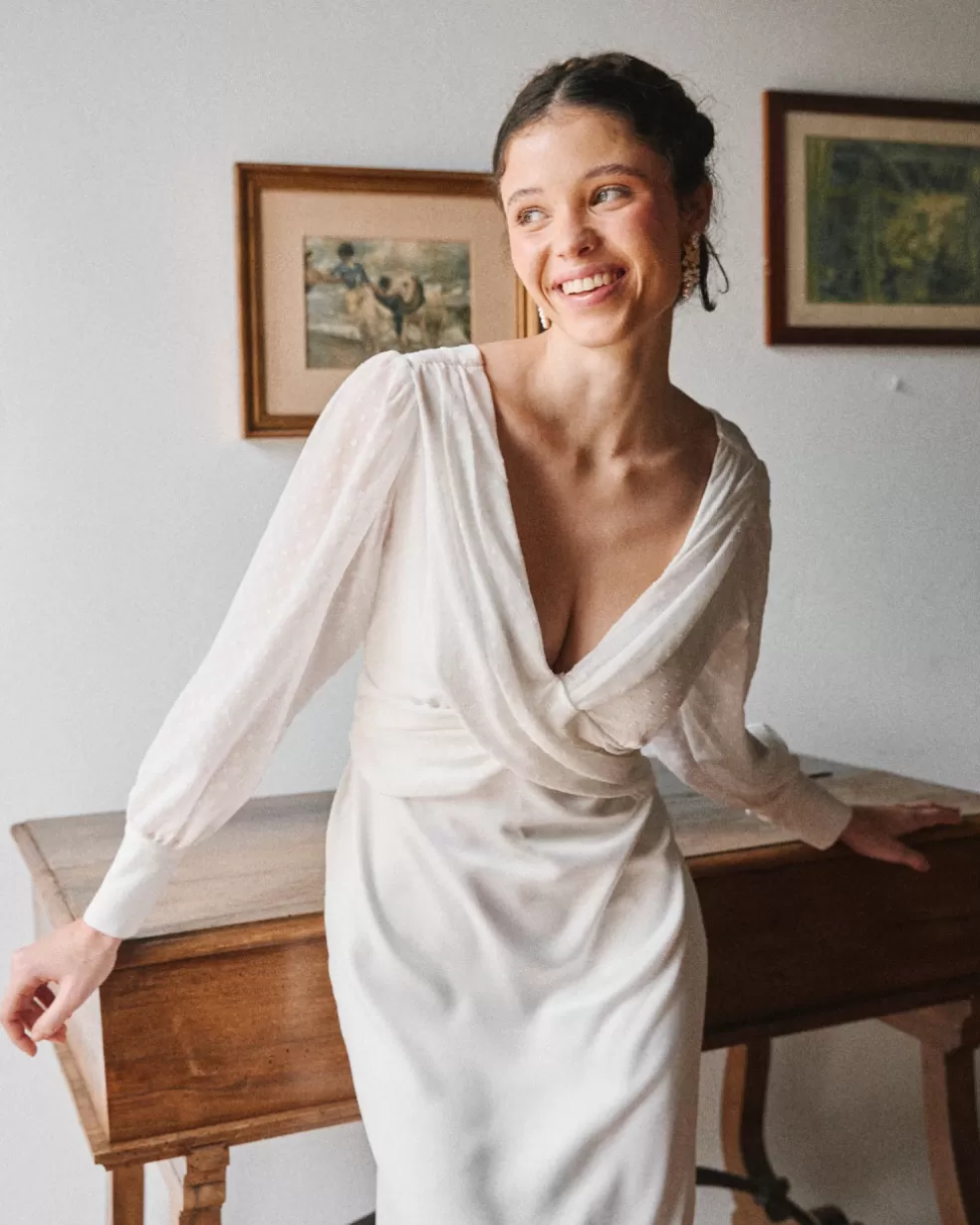 NOVIA>Polin et moi Vestido Novia Margarita blanco