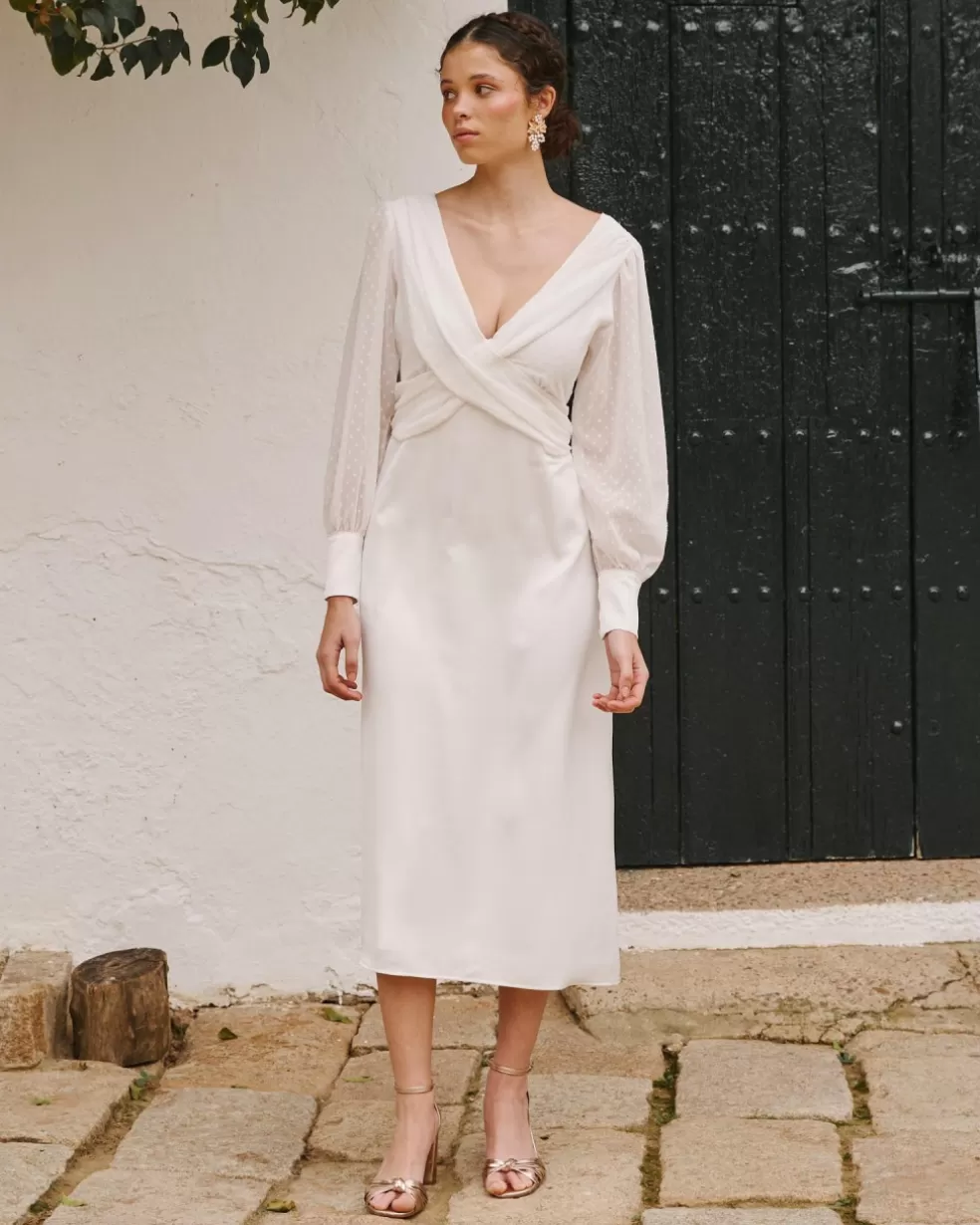 NOVIA>Polin et moi Vestido Novia Margarita blanco