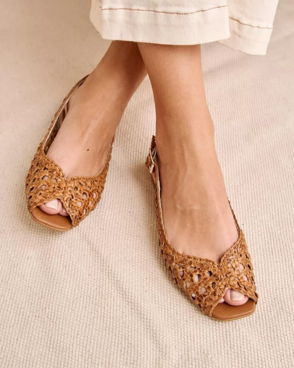 TRENZADOS | BAILARINAS>Polin et moi Zapato Plano Minia Cuero