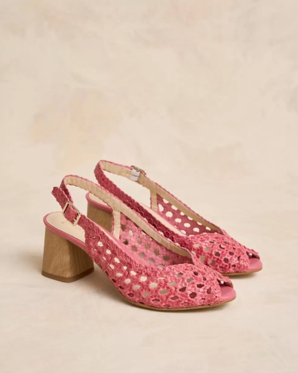 TRENZADOS | ZAPATOS DE TACÓN>Polin et moi Zapato Tacón Kestina Rosa